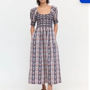 Hill House Home Madeline Navy Stripe Ikat